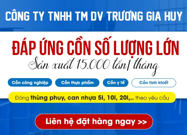 Sản phẩm GT2 — Cồn Trương Gia Huy - Công Ty TNHH Thương Mại Dịch Vụ Trương Gia Huy — MST 0315010153