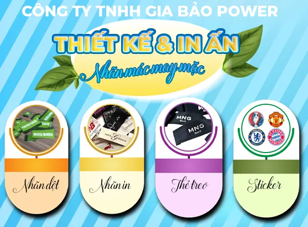 Sản phẩm gioi thieu — Nhãn Mác Gia Bảo - Công Ty TNHH Gia Bảo Power — MST 0315029644