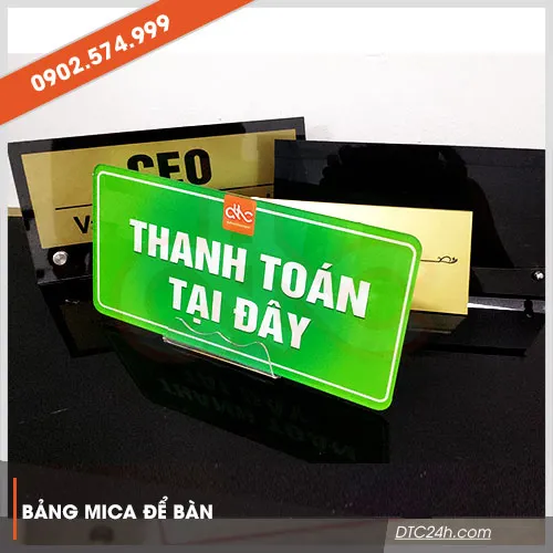 Sản phẩm bien chuc danh de ban tphcm gia re — Công Ty TNHH Thương Mại – Dịch Vụ – Quảng Cáo D.T.C — MST 0315034147