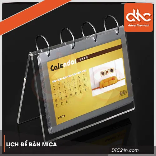 Sản phẩm Lich de ban bang mica cao cap 1 — Công Ty TNHH Thương Mại – Dịch Vụ – Quảng Cáo D.T.C — MST 0315034147