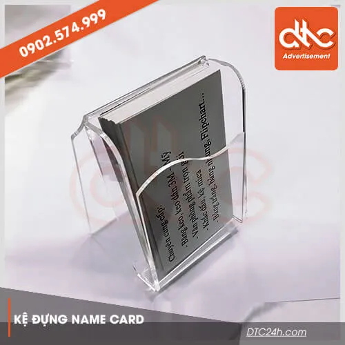 Sản phẩm ke dung card visit bang mica — Công Ty TNHH Thương Mại – Dịch Vụ – Quảng Cáo D.T.C — MST 0315034147