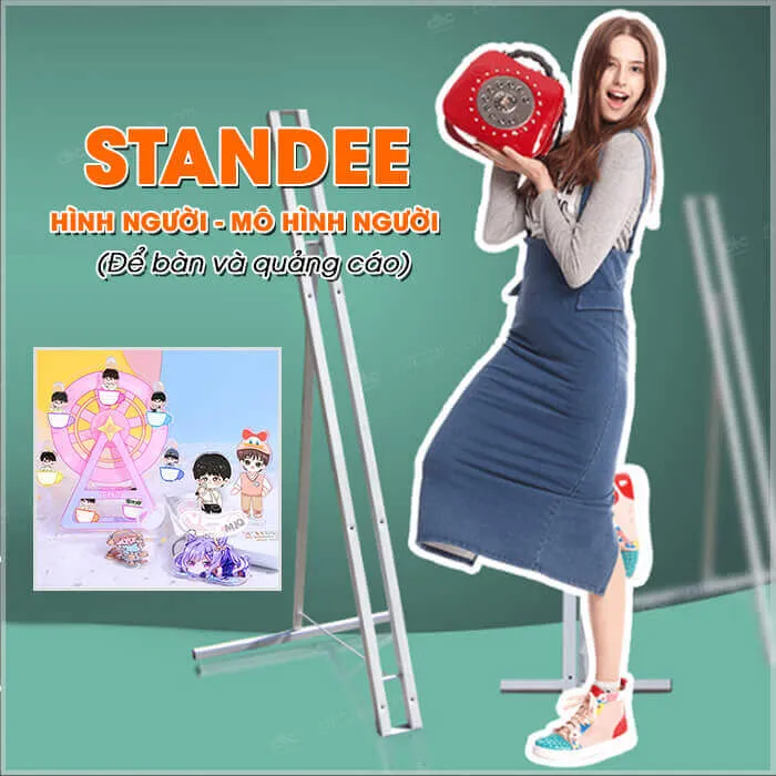 Sản phẩm Lam standee hinh nguoi de ban va quang cao — Công Ty TNHH Thương Mại – Dịch Vụ – Quảng Cáo D.T.C — MST 0315034147