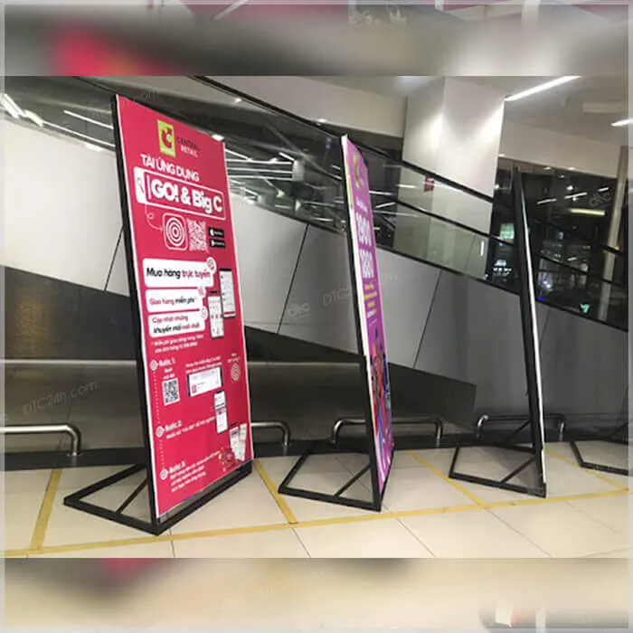 Sản phẩm Standee chan sat standee khung sat 5 — Công Ty TNHH Thương Mại – Dịch Vụ – Quảng Cáo D.T.C — MST 0315034147