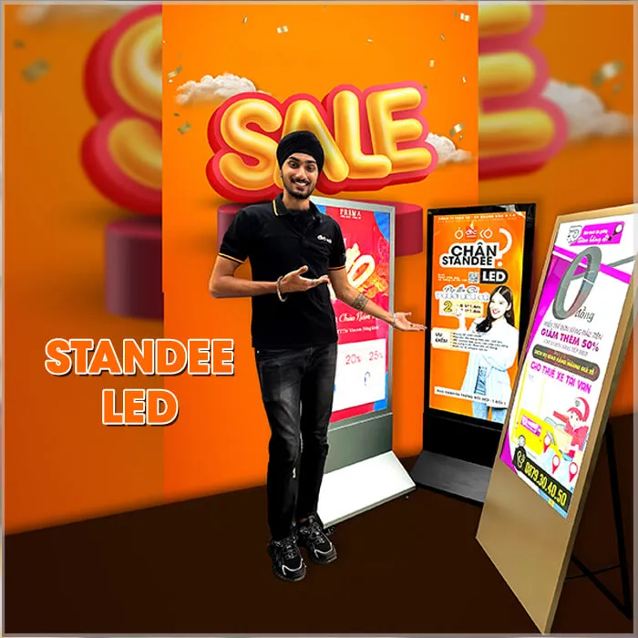 Sản phẩm Standee led — Công Ty TNHH Thương Mại – Dịch Vụ – Quảng Cáo D.T.C — MST 0315034147