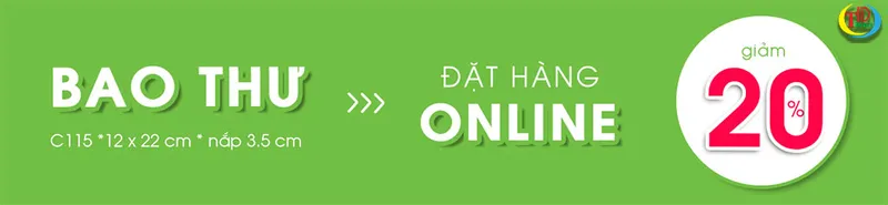 Sản phẩm bao thu c115 giam 20 thanhdanh1 — In Thành Danh - Công Ty TNHH In Ấn Thành Danh — MST 0315036095