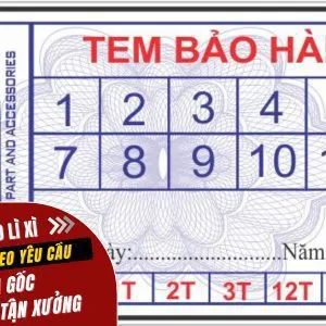 Sản phẩm in tem bao hanh 300x300 — In Thành Danh - Công Ty TNHH In Ấn Thành Danh — MST 0315036095