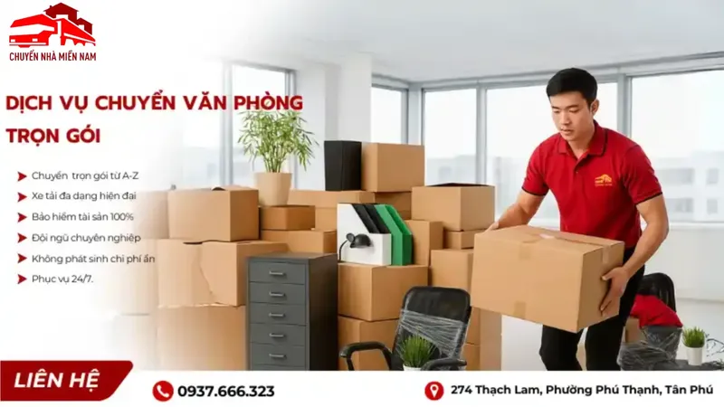 Sản phẩm dich vu chuyen van phong tron goi — Công Ty TNHH Thương Mại Dịch Vụ Vận Chuyển Miền Nam — MST 0315037130