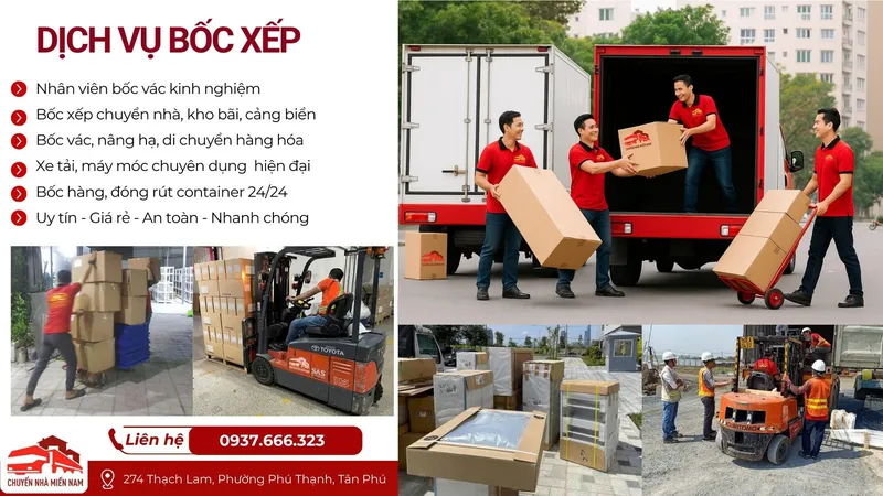 Sản phẩm dich vu boc xep hang hoa — Công Ty TNHH Thương Mại Dịch Vụ Vận Chuyển Miền Nam — MST 0315037130