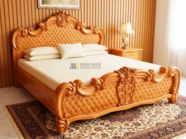 Sản phẩm giuong go do hoa mai cao cap  gn353 1781604529 8e8cbb — Công Ty TNNH Xây Dựng Trang Trí Nội Thất Minh Khôi — MST 0315041553