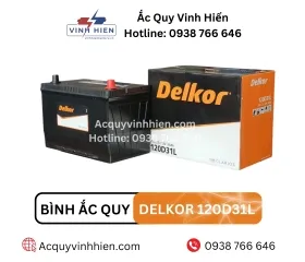 Sản phẩm acquydelkor120d31l 5803 — Công Ty TNHH Thương Mại Ắc Quy Vinh Hiển — MST 0315046167