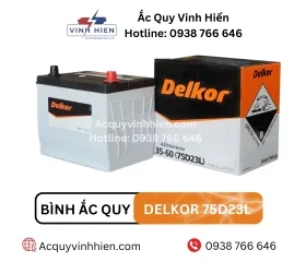 Sản phẩm acquydelkor75d23l 5466 — Công Ty TNHH Thương Mại Ắc Quy Vinh Hiển — MST 0315046167