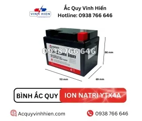 Sản phẩm acquyxemayionnatriytx4a1 2957 — Công Ty TNHH Thương Mại Ắc Quy Vinh Hiển — MST 0315046167