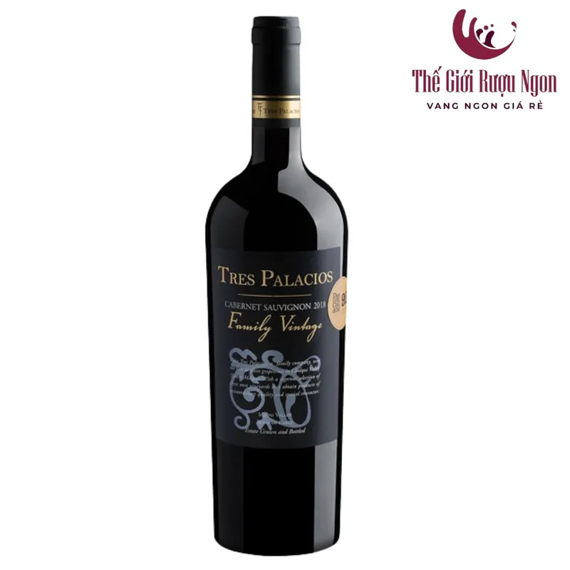 Sản phẩm ruou vang chile tres palacios family vintage cabernet sauvignon — Công Ty TNHH Thương Mại Dịch Vụ Đại Song Nguyên — MST 0315047636