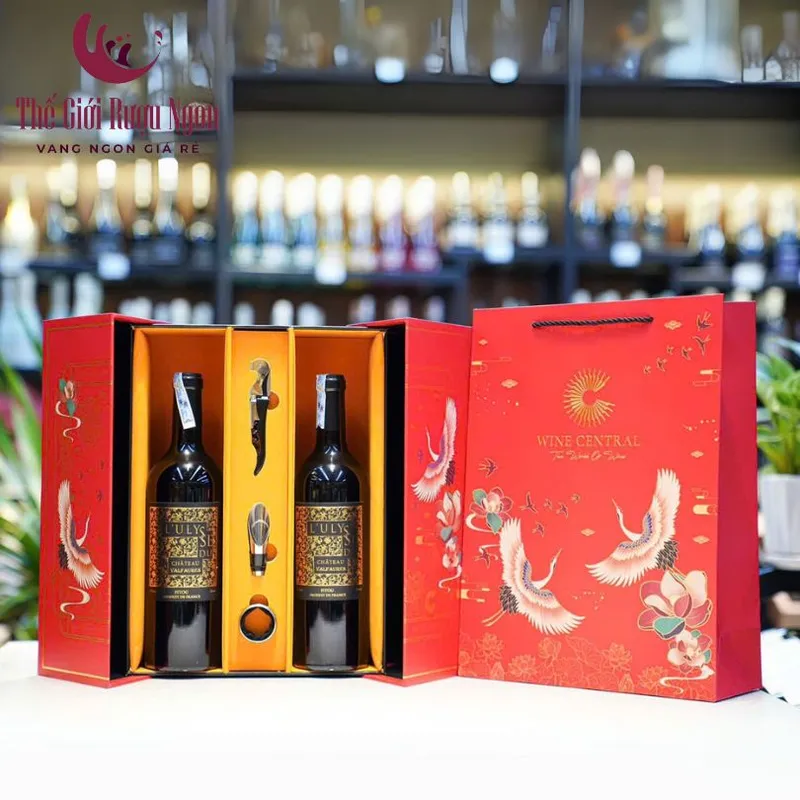 Sản phẩm hop qua 2 chai chateau valfaures — Công Ty TNHH Thương Mại Dịch Vụ Đại Song Nguyên — MST 0315047636