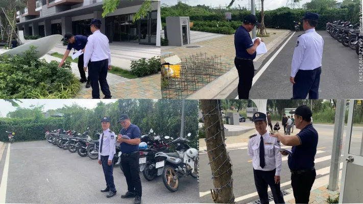 Sản phẩm Xanh duong va Trang Quy trinh Tung buoc Bieu do Bai thuyet trinh 711x400 — Công Ty TNHH Dịch Vụ Bảo Vệ Security Warriors — MST 0315049055