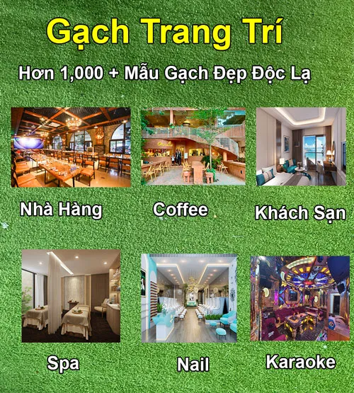 Sản phẩm gach trang tri nhap khau — Cửa Hàng Siêu Thị Gạch - Công Ty TNHH SAGOMY — MST 0315050170