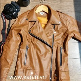 Sản phẩm ao khoac da nu co be mau nau h7 — Công Ty TNHH Karan — MST 0315056373