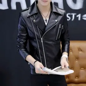 Sản phẩm ao khoac da nam biker jacket akn255 h1 — Công Ty TNHH Karan — MST 0315056373