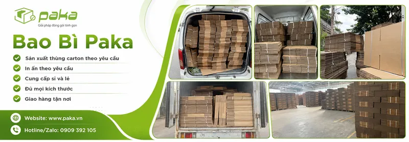 Sản phẩm bao bi paka san xuat thung carton theo yeu cau 2 — Công Ty TNHH Bao Bì PaKa — MST 0315059705