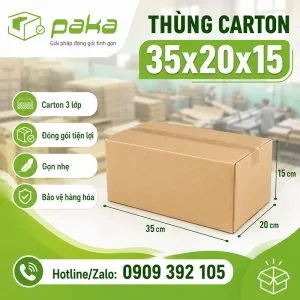 Sản phẩm thung carton 35 20 15 paka 1 300x300 — Công Ty TNHH Bao Bì PaKa — MST 0315059705
