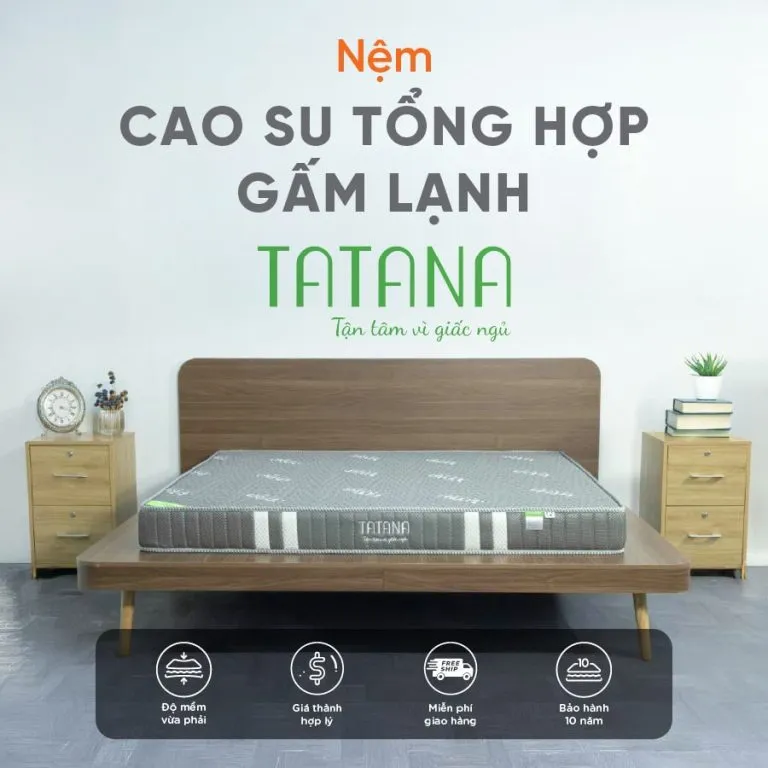 Sản phẩm nem cao su tong hop vai gam lanh thang tatana 1 min 768x768 — Công Ty CP SX TM TATANA — MST 0315072985