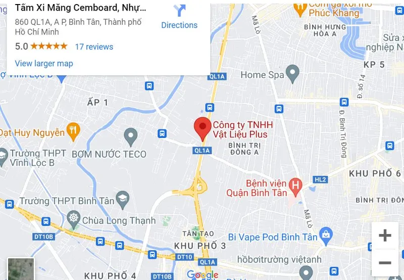 Sản phẩm Vat Lieu plus Map — Công Ty CP Kiến Trúc Và Nội Thất VTA — MST 0315106810