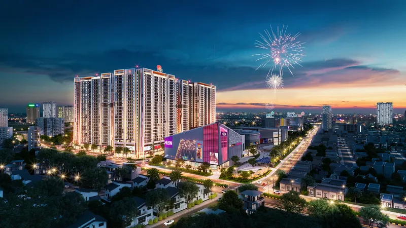 Sản phẩm Phoi canh du an AIO City Binh Tan mat truoc — Công Ty TNHH Hưng An Điền — MST 0315119954