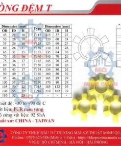 Sản phẩm thong so kich thuoc vong dem giam chan khop noi t pump 247x296 — Công Ty TNHH Đầu Tư Thương Mại Kỹ Thuật Minh Quân — MST 0315167820