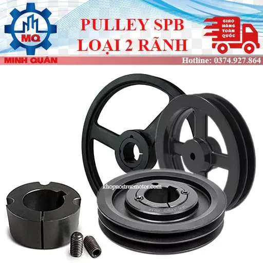 Sản phẩm puly dai thang spb loai 2 ranh v belt pulley spb — Công Ty TNHH Đầu Tư Thương Mại Kỹ Thuật Minh Quân — MST 0315167820
