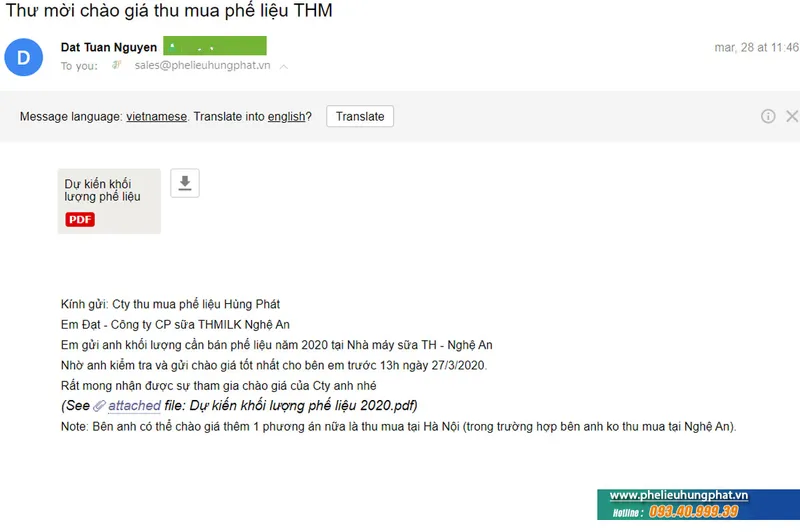 Văn phòng Phế Liệu Hùng Phát - Công Ty TNHH Phế Liệu Hùng Phát #? — MST 0315236792