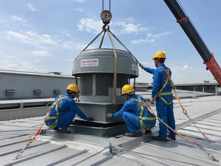 Sản phẩm Bien phap thi cong quat thong gio nha xuong — Công Ty TNHH Kỹ Thuật Công Nghệ Triều Minh — MST 0315238091