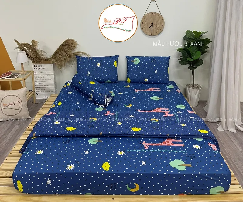 Sản phẩm Huou bi xanh 1 — Công Ty TNHH PT Bedding Việt Nam (Ga Chống Thấm PT) — MST 0315242475