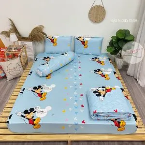 Sản phẩm Mickey Xanh 8 300x300 — Công Ty TNHH PT Bedding Việt Nam (Ga Chống Thấm PT) — MST 0315242475