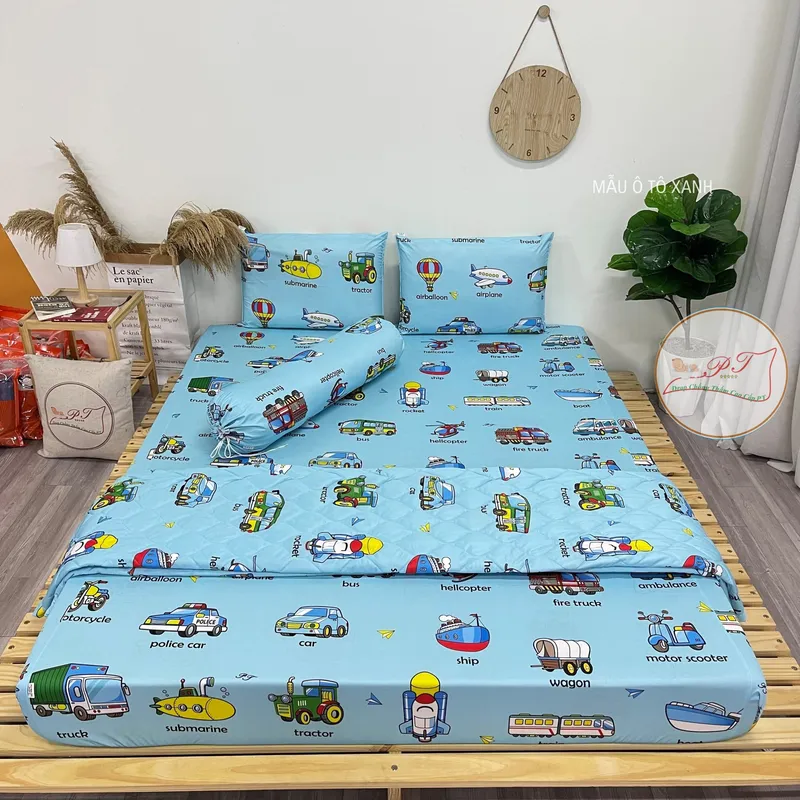 Sản phẩm Oto xanh 6 scaled — Công Ty TNHH PT Bedding Việt Nam (Ga Chống Thấm PT) — MST 0315242475