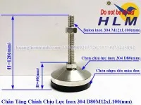 Sản phẩm chan tang chinh chiu luc inox 304 d80m12xl100 mm _s3025 — Công Ty TNHH Sản Xuất Thương Mại Dịch Vụ Hoàng Liêm Minh — MST 0315285599