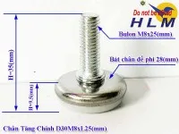 Sản phẩm chan tang chinh d30m8xl25 mm _s3012 — Công Ty TNHH Sản Xuất Thương Mại Dịch Vụ Hoàng Liêm Minh — MST 0315285599
