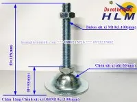 Sản phẩm chan tang chinh d60m10xl100 mm _s2985 — Công Ty TNHH Sản Xuất Thương Mại Dịch Vụ Hoàng Liêm Minh — MST 0315285599