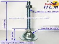 Sản phẩm chan tang chinh d60m12xl150 mm _s2988 — Công Ty TNHH Sản Xuất Thương Mại Dịch Vụ Hoàng Liêm Minh — MST 0315285599