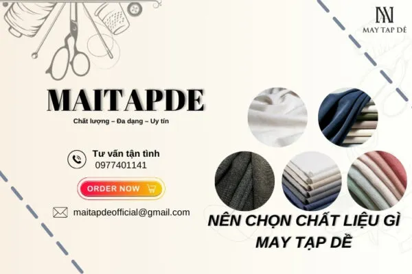Sản phẩm nen chon chat lieu gi may tap de 600x400 — Công Ty TNHH Mai May — MST 0315300889