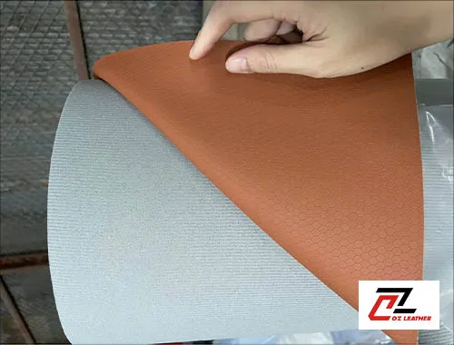 Sản phẩm Vai da PVC nhan mau da bo — Vải Da Hồ Chí Minh - Công Ty Cổ Phần OZ Leather — MST 0315357028