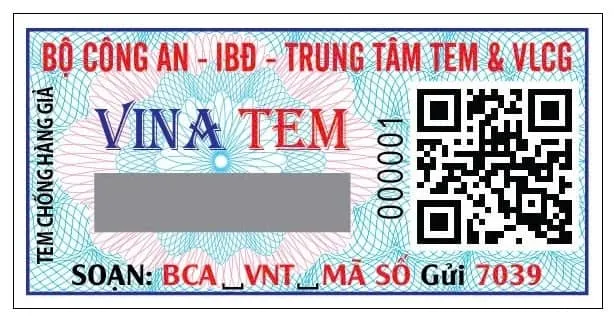Sản phẩm Tem Bộ Công An nhắn tin SMS đại diện — Công Ty CP Tem Chống Giả Việt Nam — MST 0315399525