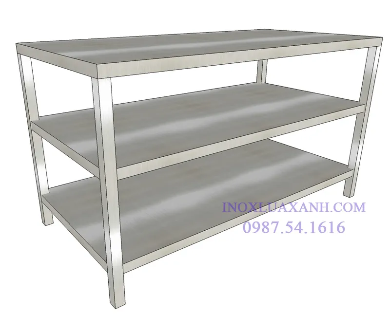 Sản phẩm ban inox 3 tang_jpg — Bếp Inox Lửa Xanh - Công Ty TNHH Thương Mại Dịch Vụ Bếp Inox Lửa Xanh — MST 0315403186