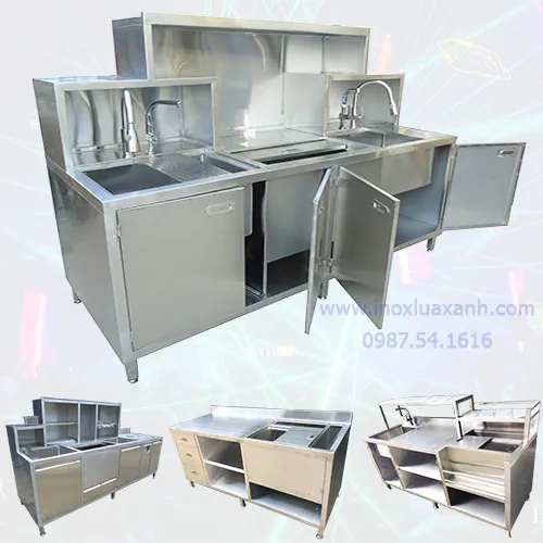 Sản phẩm quay pha che inox lua xanh — Bếp Inox Lửa Xanh - Công Ty TNHH Thương Mại Dịch Vụ Bếp Inox Lửa Xanh — MST 0315403186