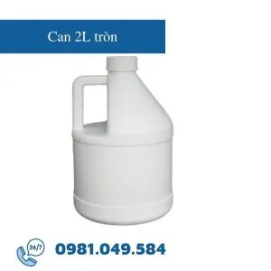 Sản phẩm can nhua 2l tron 300x300 — Công Ty TNHH TM DV Đỗ Vân — MST 0315414702