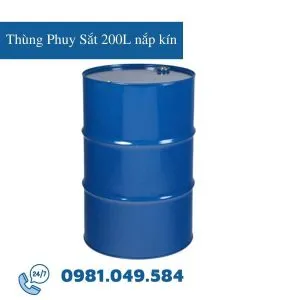 Sản phẩm thung phuy sat 200l nap kin 300x300 — Công Ty TNHH TM DV Đỗ Vân — MST 0315414702