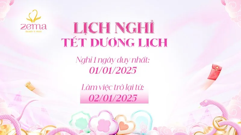 Sản phẩm thong bao lich nghi tet duong lich 2025 01jpg 800x450 — Công Ty TNHH Zema Việt Nam — MST 0315426909