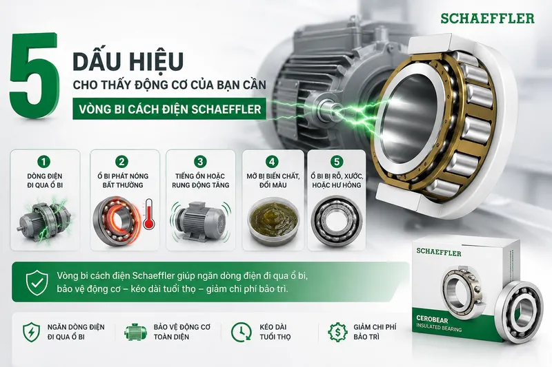 Sản phẩm 5 Dau Hieu Cho Thay Dong Co Cua Ban Can Vong Bi Cach Dien Schaeffler — Công Ty TNHH Kỹ Thuật Và Thương Mại Phước Toàn — MST 0315428695