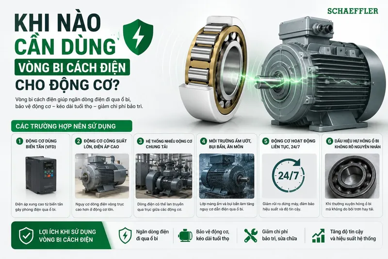 Sản phẩm Khi Nao Can Dung Vong Bi Cach Dien Cho Dong Co — Công Ty TNHH Kỹ Thuật Và Thương Mại Phước Toàn — MST 0315428695
