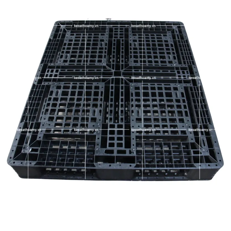 Sản phẩm Pallet nhua tai sinh 1200x1000x150mm2 — Kệ Chứa Hàng Hòa Mỹ - Công Ty Cổ Phần Dịch Vụ Và Đầu Tư Hòa Mỹ — MST 0315436495
