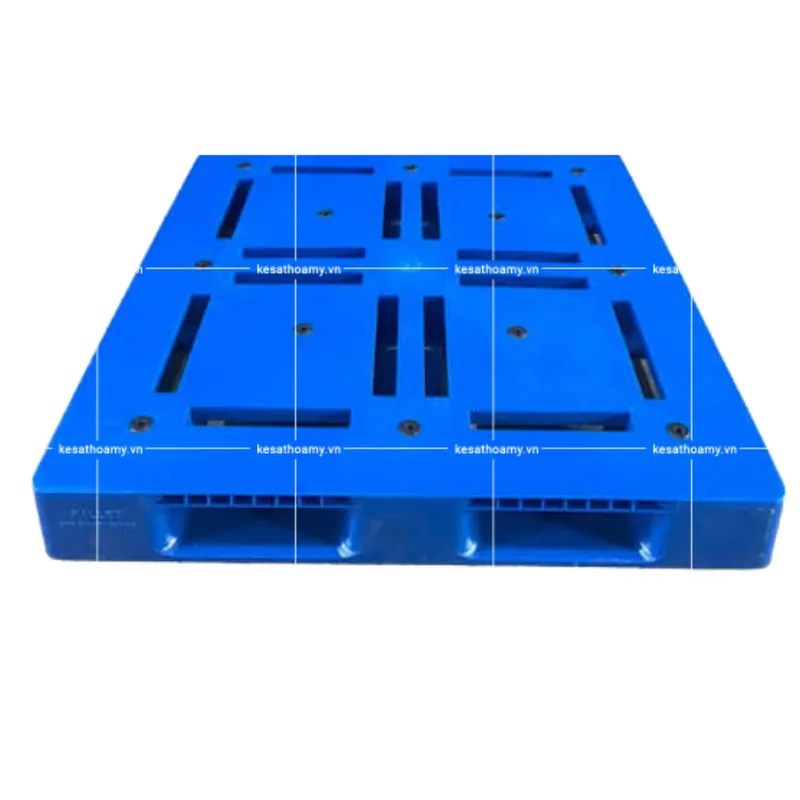 Sản phẩm pallet nhua sieu tai mat da 1100x1100x140mm — Kệ Chứa Hàng Hòa Mỹ - Công Ty Cổ Phần Dịch Vụ Và Đầu Tư Hòa Mỹ — MST 0315436495